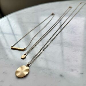 Lucky Brand Gold Necklace Set
